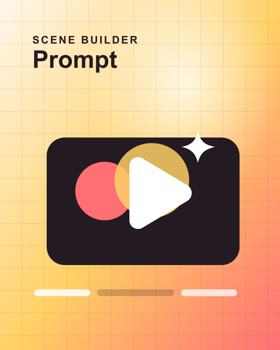 Prompt scene visual preview